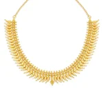 22K Hallmarked South Indian Mango Mala Gold Necklace | Johri Gems & Jewellers