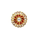 22K Hallmarked Gold Kundan Rajputi Rakhadi